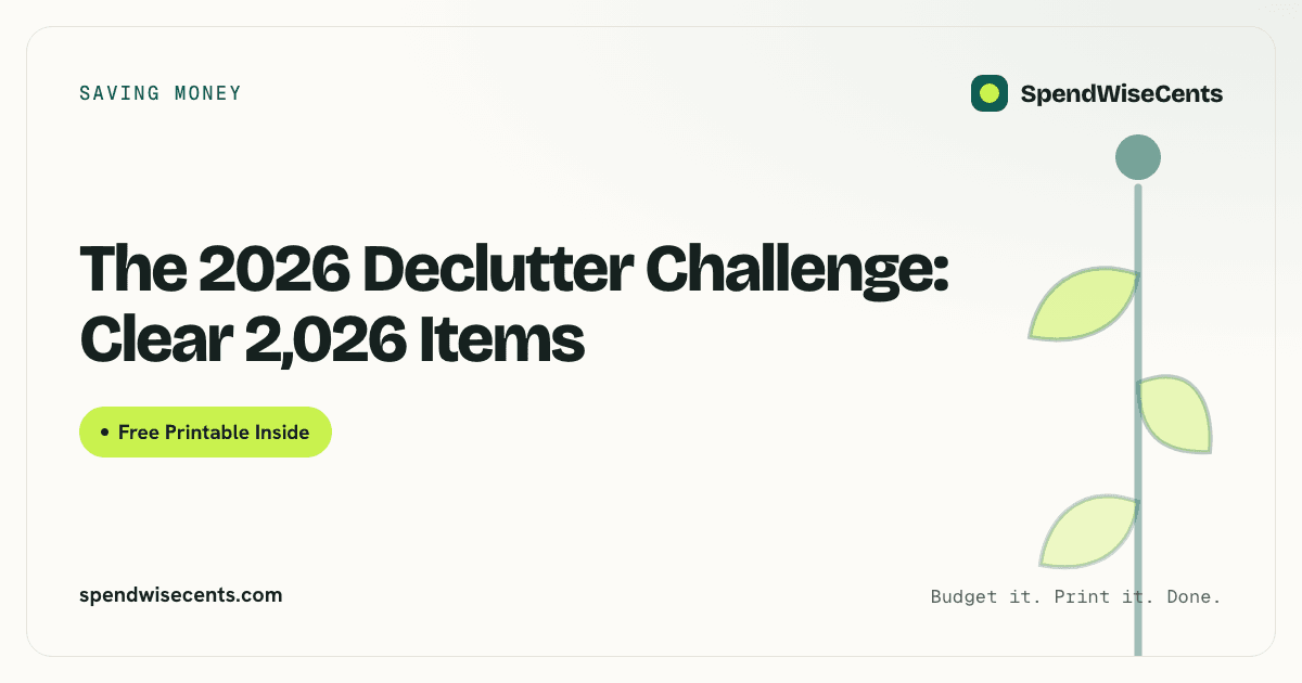 The 2026 Declutter Challenge: Clear 2,026 Items