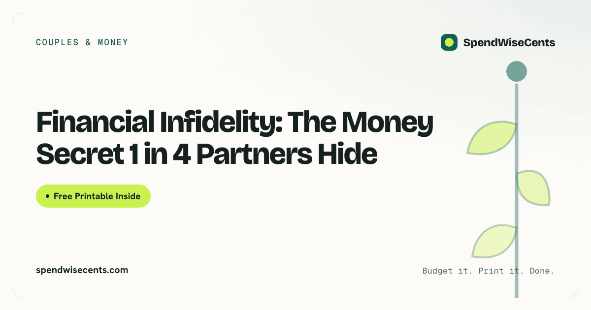 Financial Infidelity: The Money Secret 1 in 4 Partners Hide