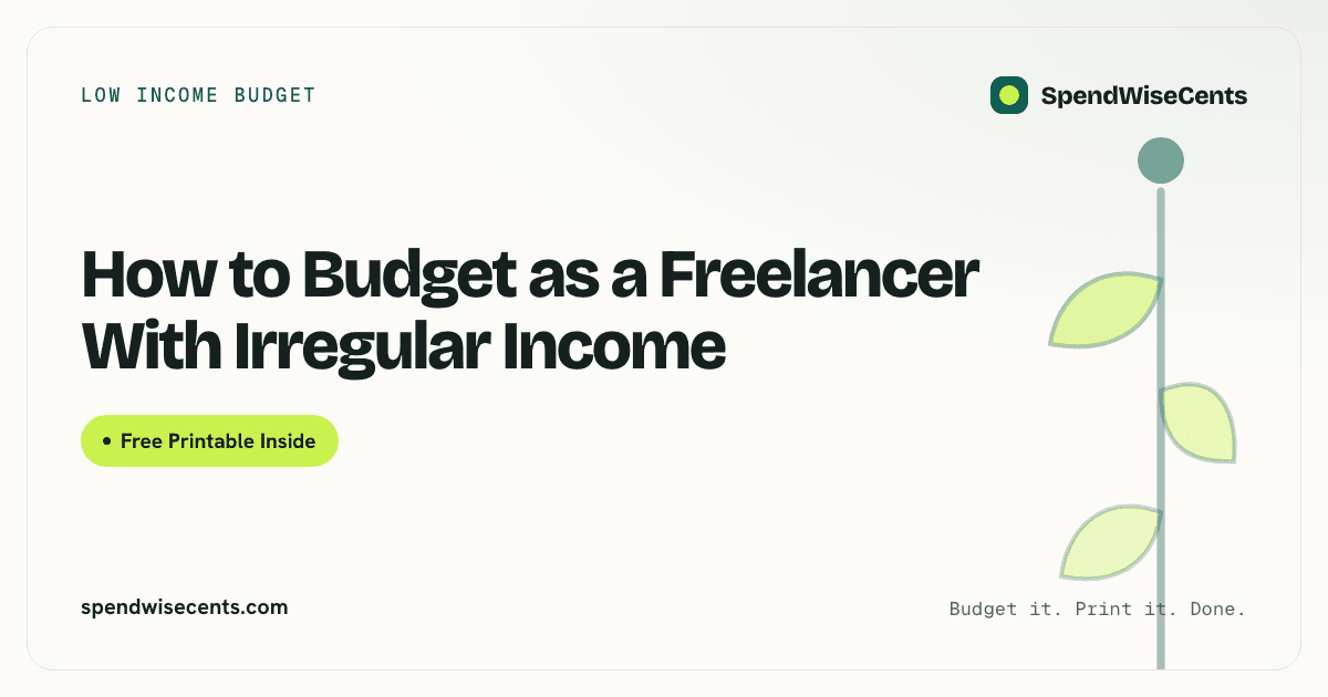 How to Budget as a Freelancer With Irregular Income