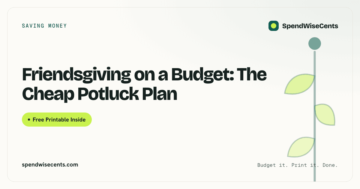 Friendsgiving on a Budget: The Cheap Potluck Plan