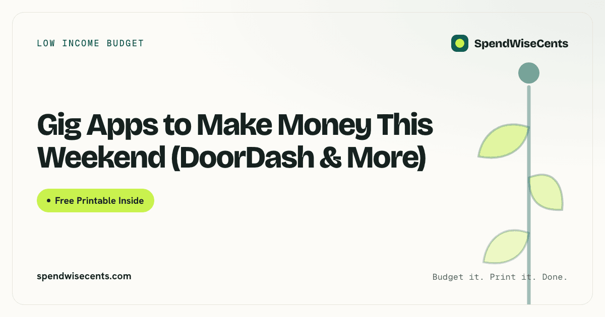 Gig Apps to Make Money This Weekend (DoorDash & More)