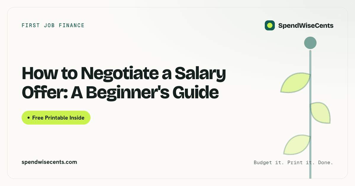 How to Negotiate a Salary Offer: A Beginner's Guide