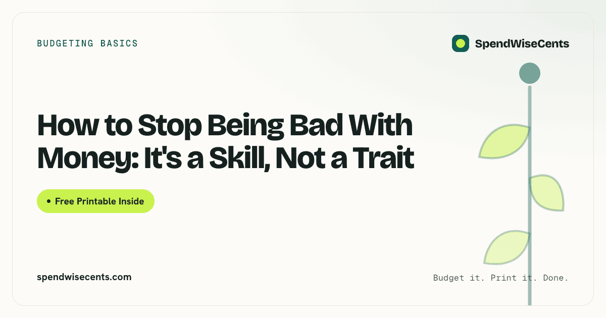 How to Stop Being Bad With Money: It's a Skill, Not a Trait