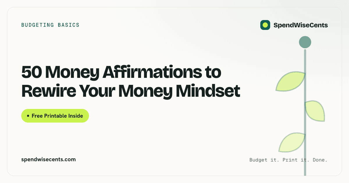 50 Money Affirmations to Rewire Your Money Mindset