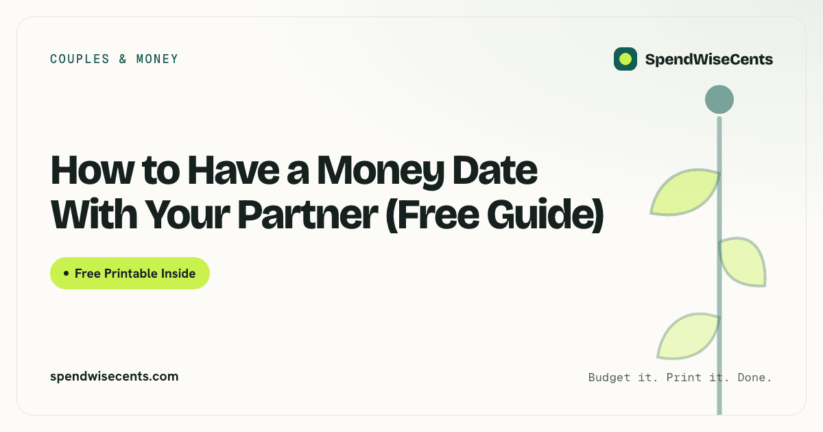How to Have a Money Date With Your Partner (Free Guide)