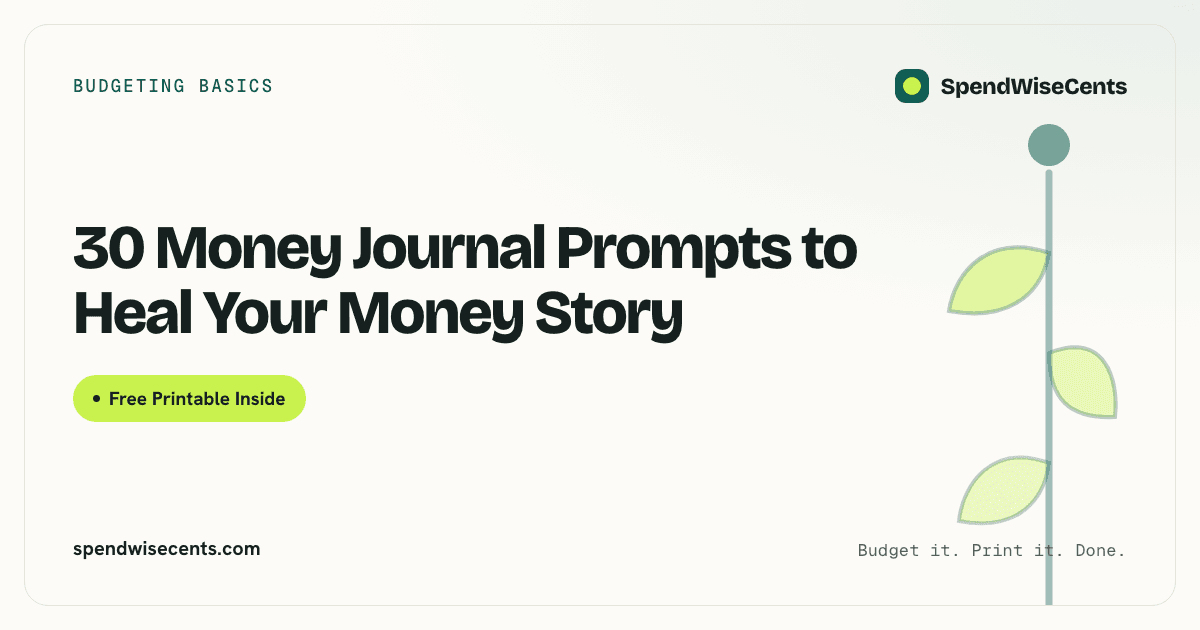 30 Money Journal Prompts to Heal Your Money Story