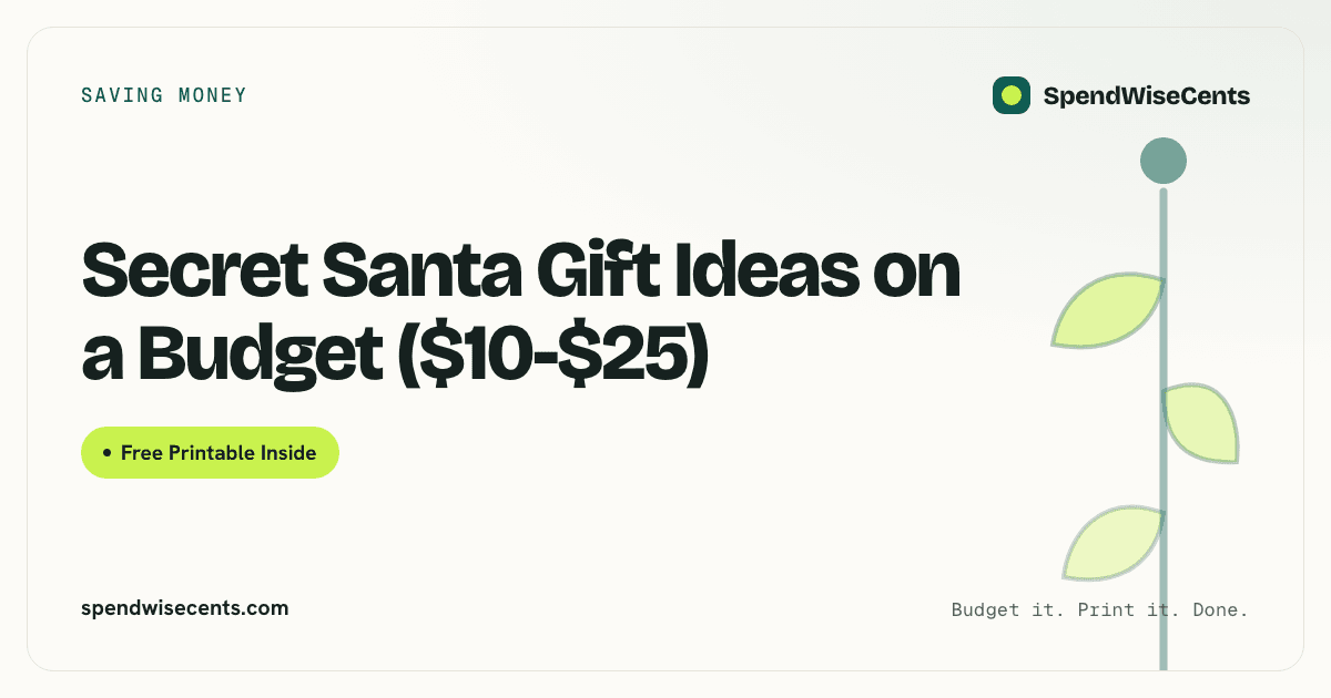 Secret Santa Gift Ideas on a Budget ($10-$25)