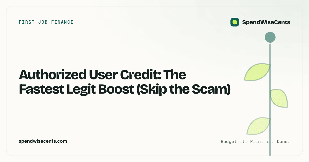 Authorized User Credit: The Fastest Legit Boost (Skip the Scam)