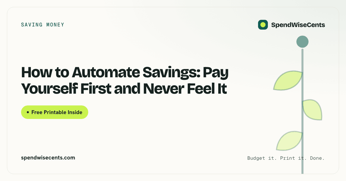 How to Automate Savings: Pay Yourself First and Never Feel It