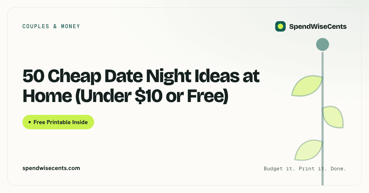 50 Cheap Date Night Ideas at Home (Under $10 or Free)