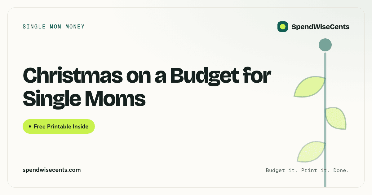 Christmas on a Budget for Single Moms