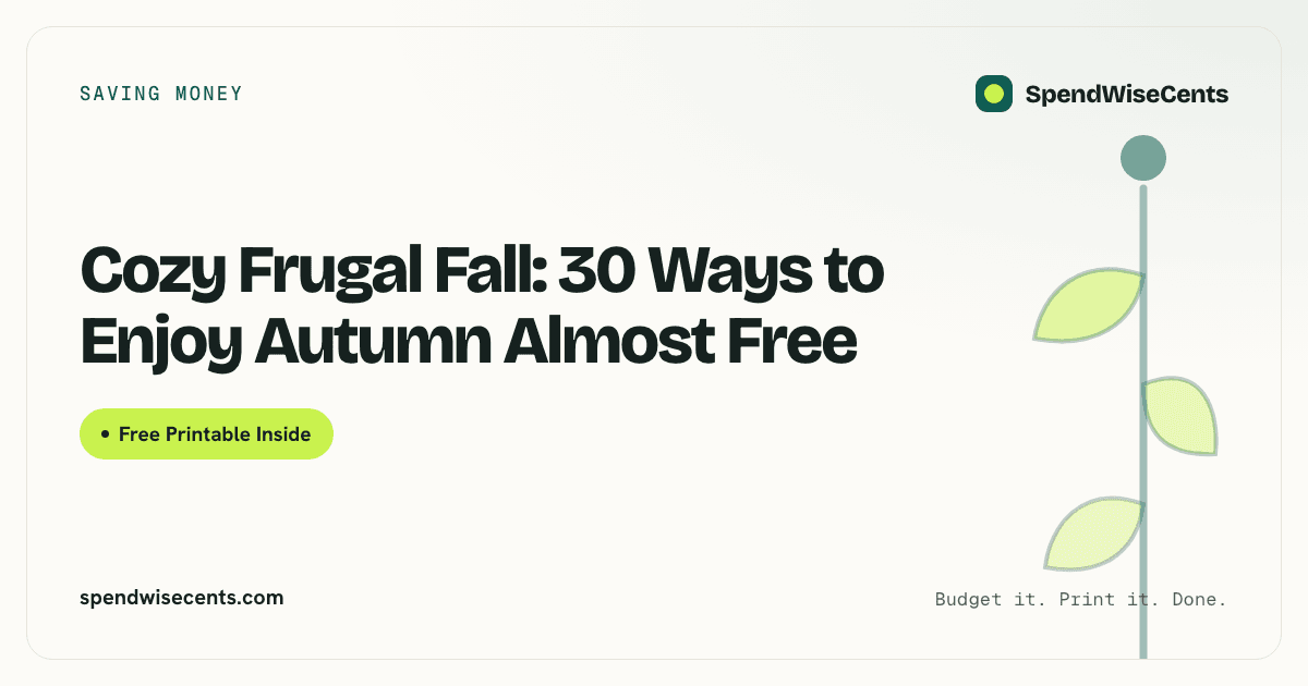 Cozy Frugal Fall: 30 Ways to Enjoy Autumn Almost Free