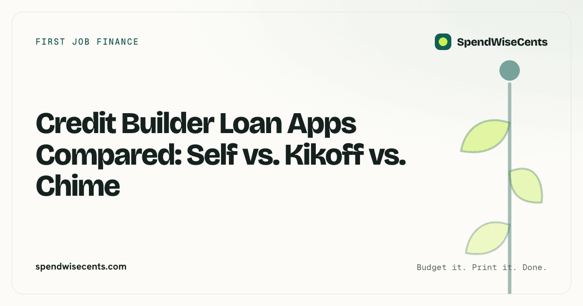 Credit Builder Loan Apps Compared: Self vs. Kikoff vs. Chime