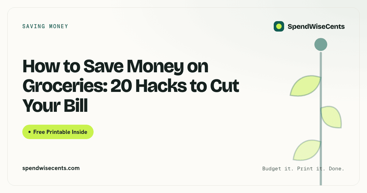 How to Save Money on Groceries: 20 Hacks to Cut Your Bill