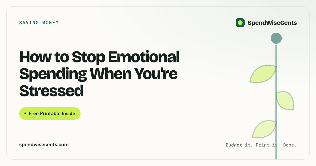 How to Stop Emotional Spending When You're Stressed