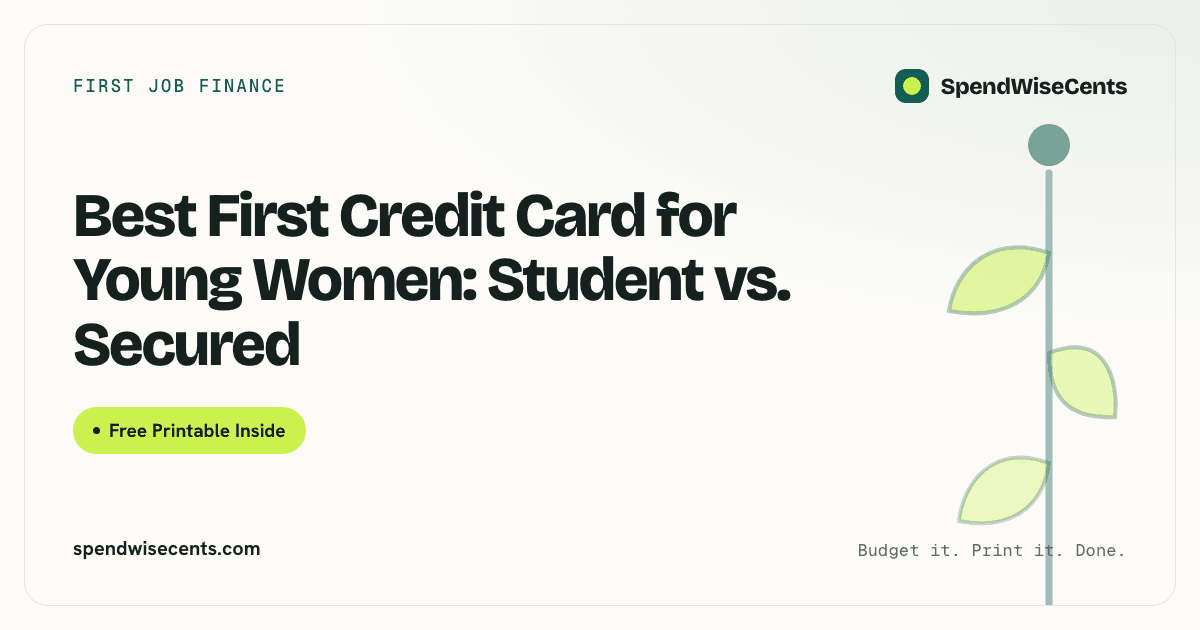 Best First Credit Card for Young Women: Student vs. Secured