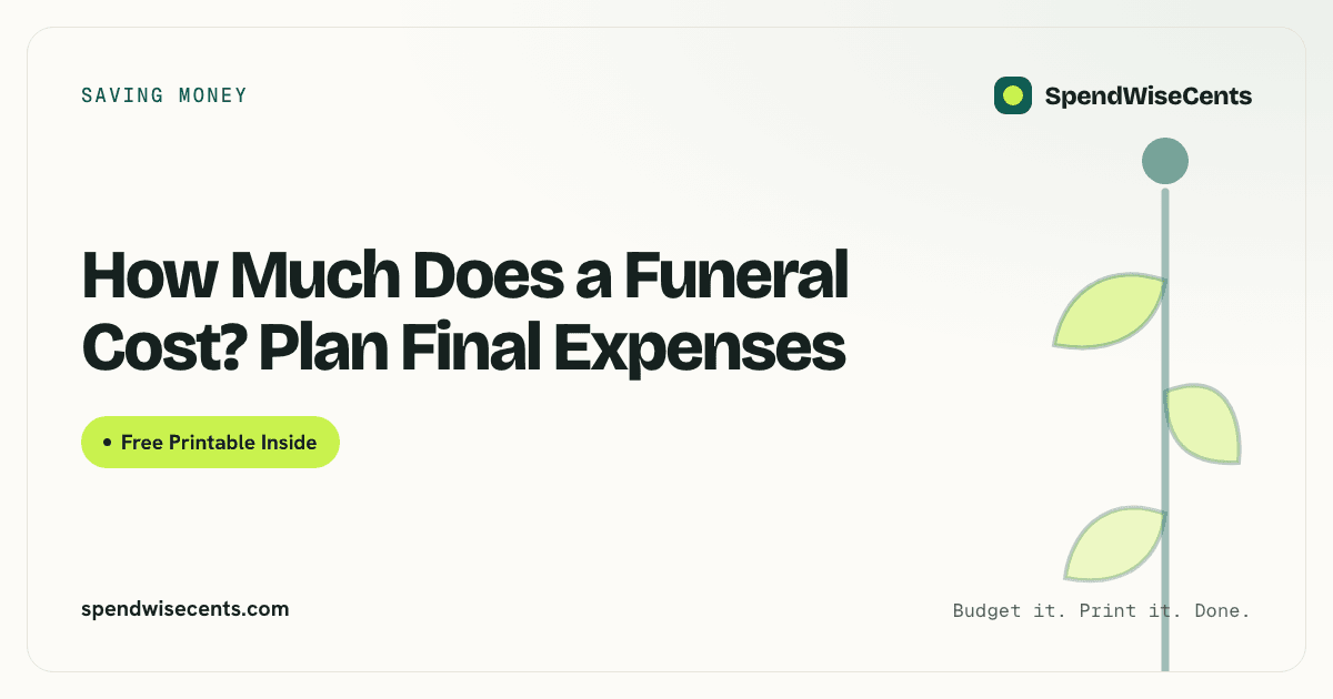 How Much Does a Funeral Cost? Plan Final Expenses