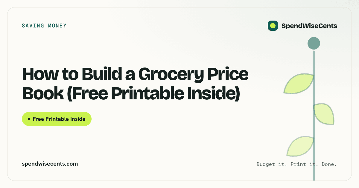 How to Build a Grocery Price Book (Free Printable Inside)