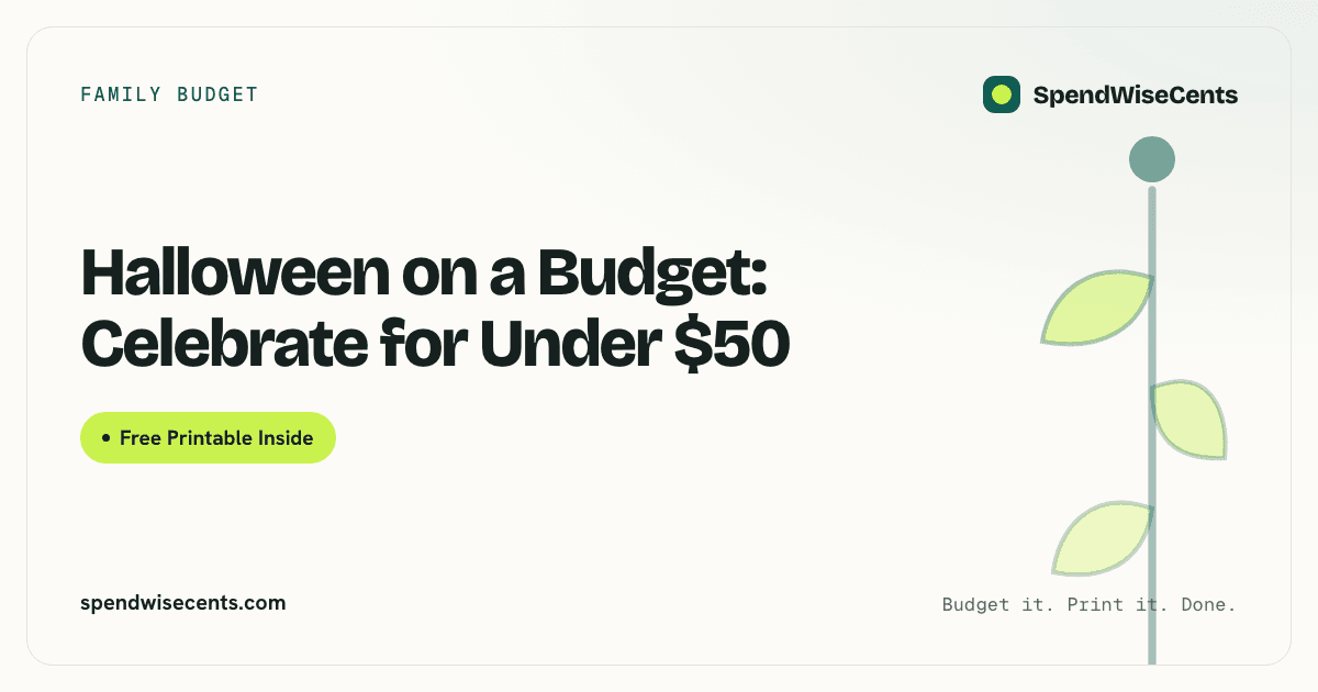 Halloween on a Budget: Celebrate for Under $50