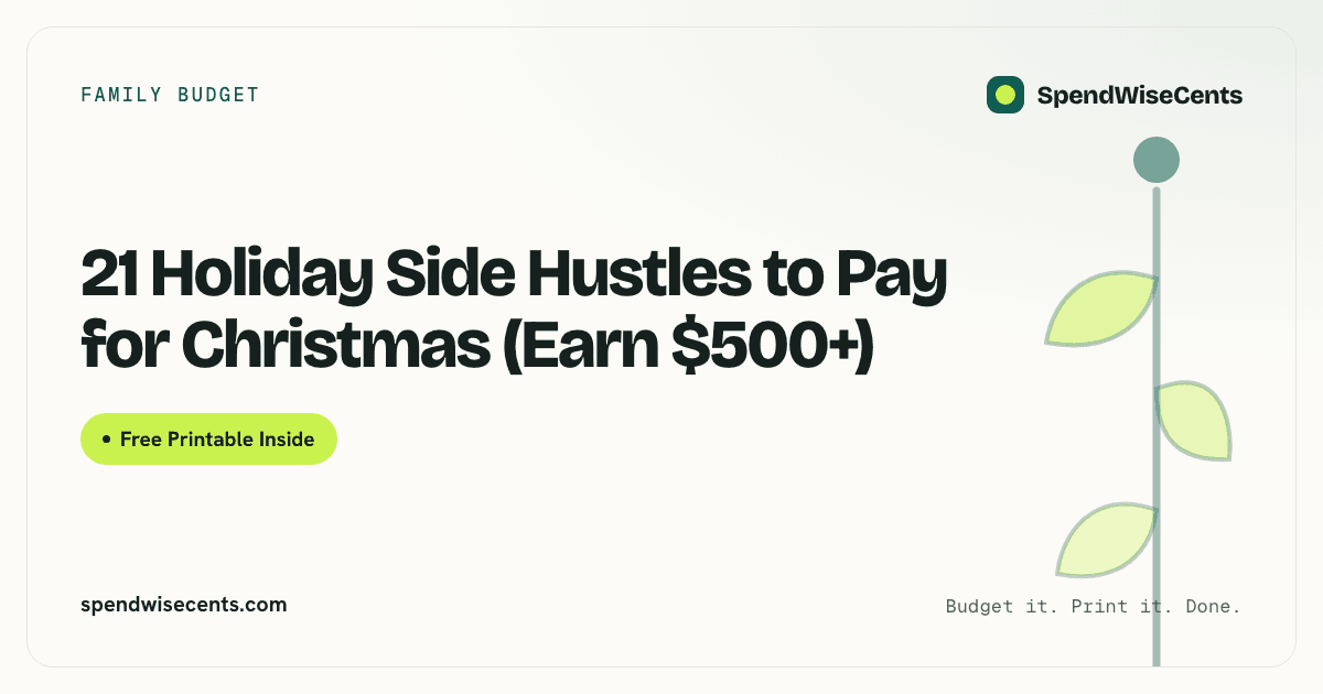 21 Holiday Side Hustles to Pay for Christmas (Earn $500+)