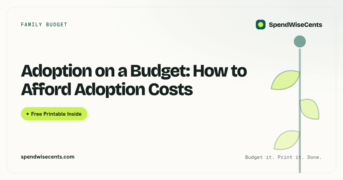Adoption on a Budget: How to Afford Adoption Costs