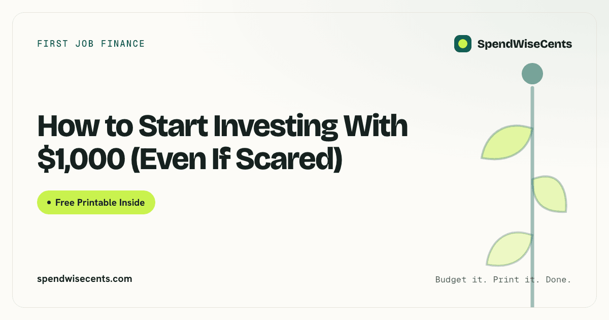 How to Start Investing With $1,000 (Even If Scared)