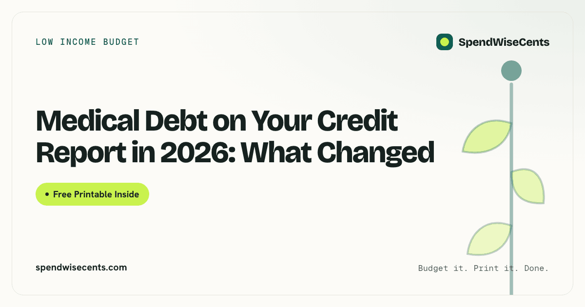 Medical Debt on Your Credit Report in 2026: What Changed