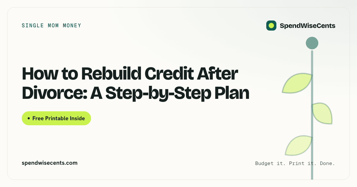 How to Rebuild Credit After Divorce: A Step-by-Step Plan