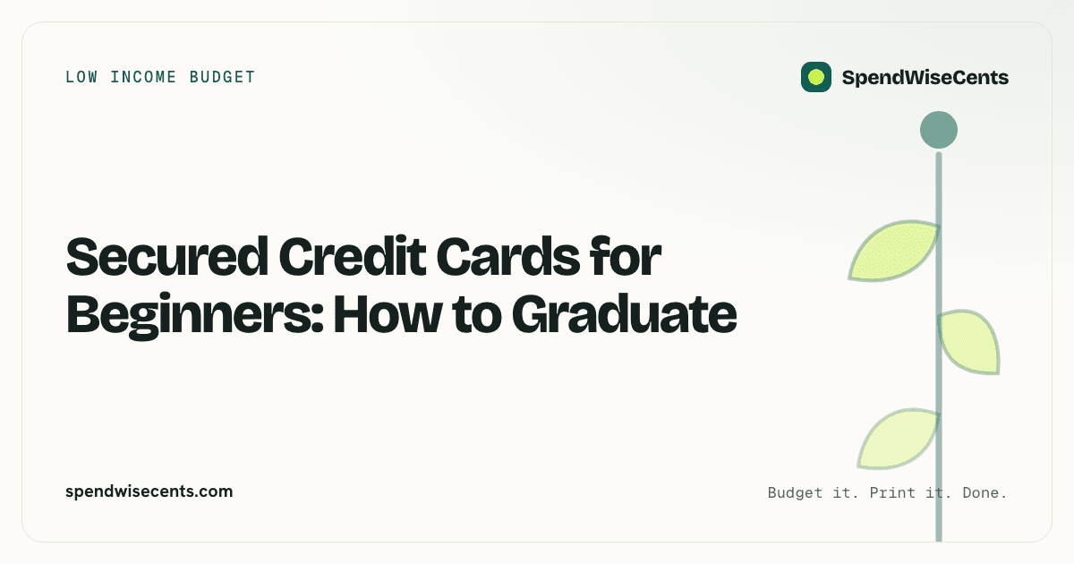 Secured Credit Cards for Beginners: How to Graduate