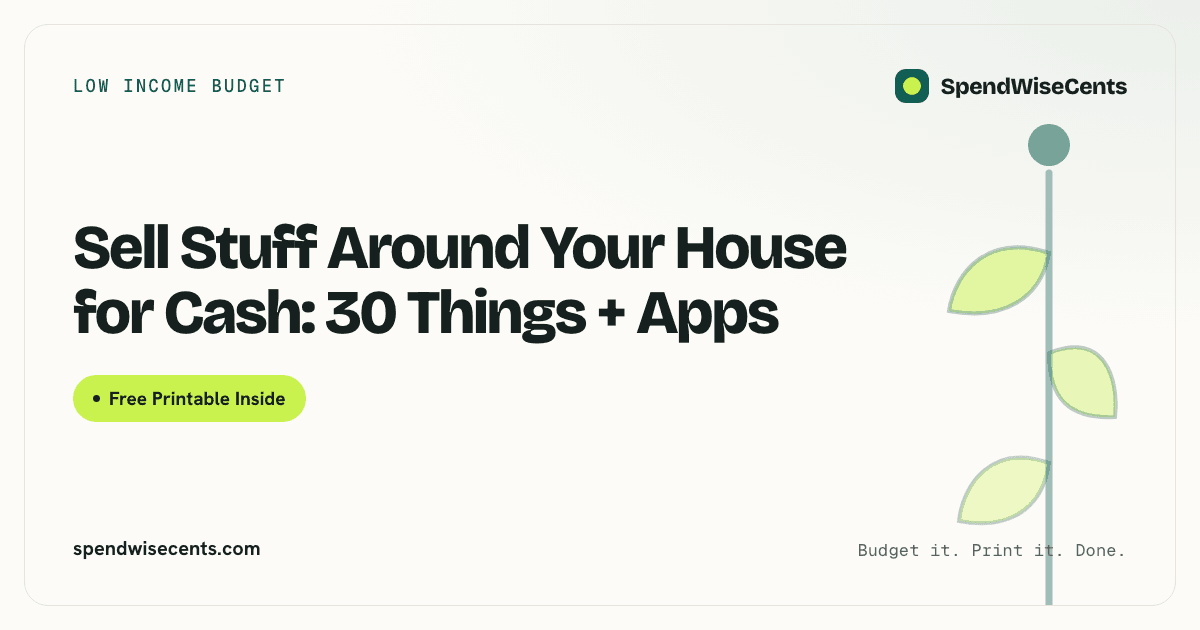 Sell Stuff Around Your House for Cash: 30 Things + Apps