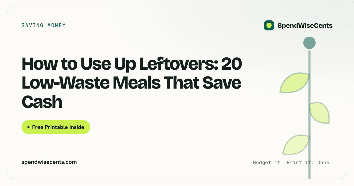 How to Use Up Leftovers: 20 Low-Waste Meals That Save Cash
