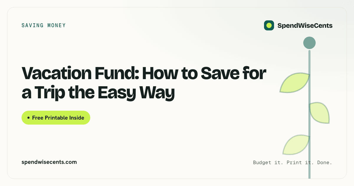 Vacation Fund: How to Save for a Trip the Easy Way