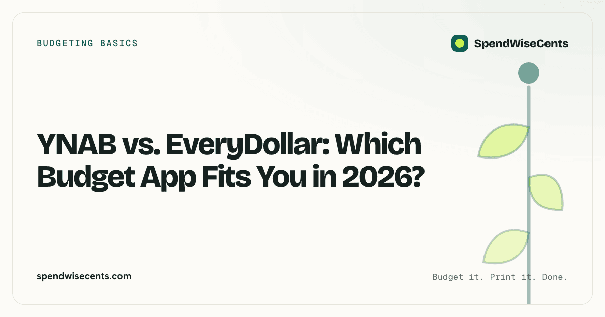 YNAB vs. EveryDollar: Which Budget App Fits You in 2026?
